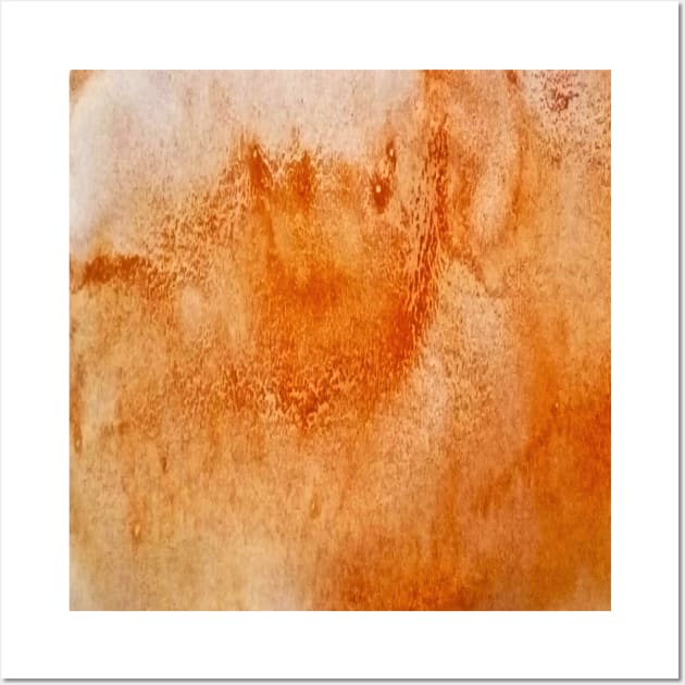 Orange watercolor gradient  design Wall Art by Artistic_st